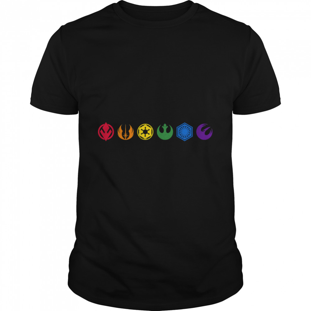 Star Wars Rainbow Icons T-Shirt