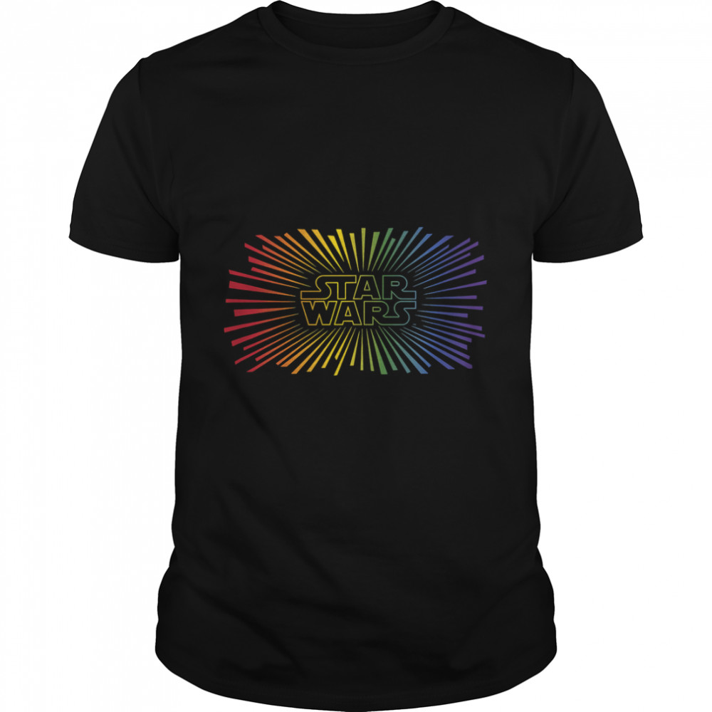 Star Wars Rainbow Rays Logo T-Shirt
