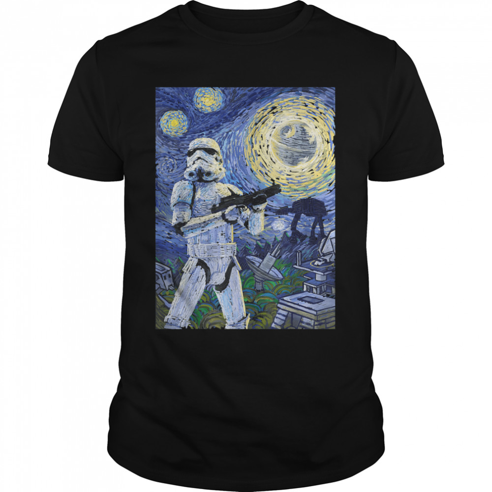 Star Wars Stormtrooper Starry Night Graphic T-Shirt C1