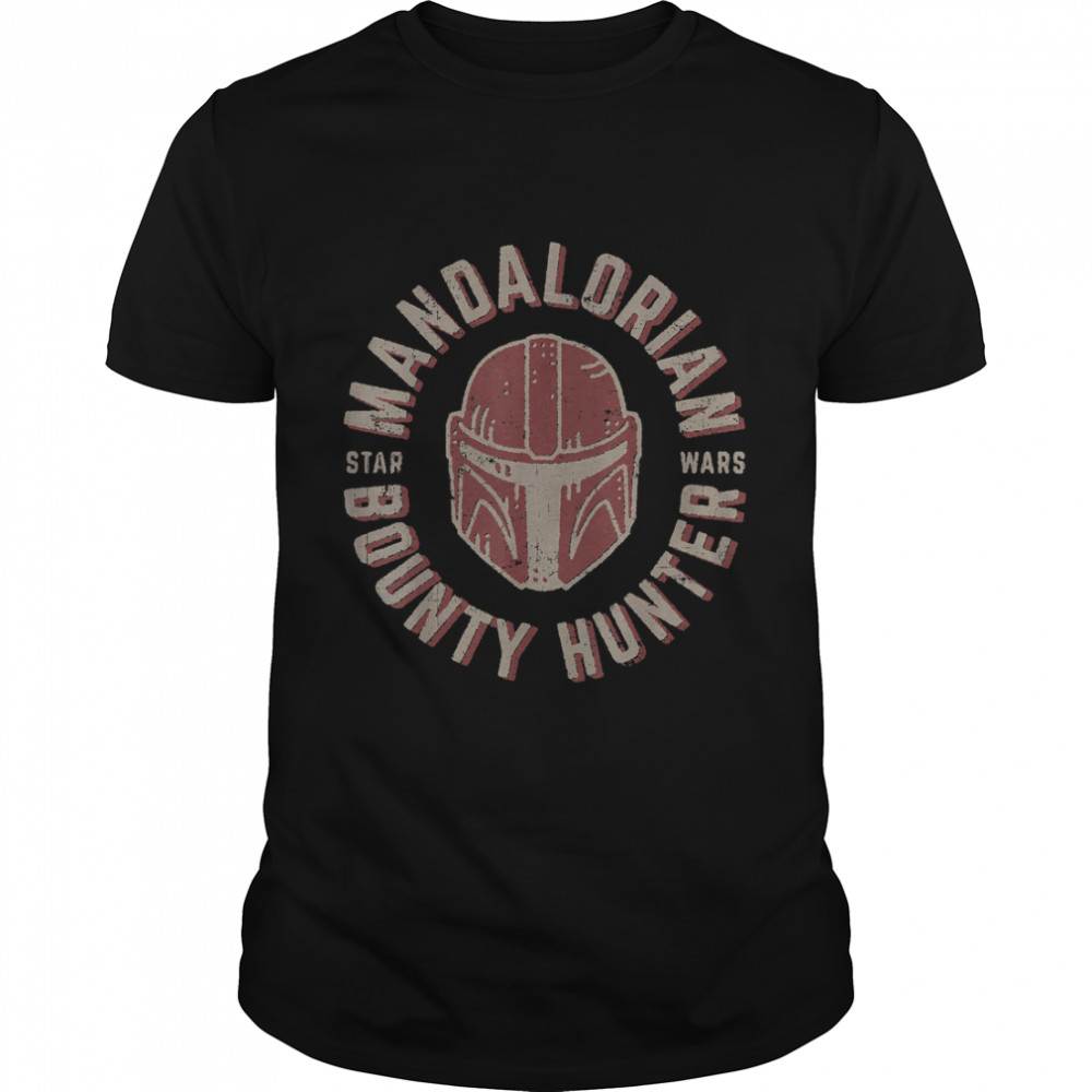 Star Wars The Mandalorian Bounty Hunter Wrap Around Logo T-Shirt