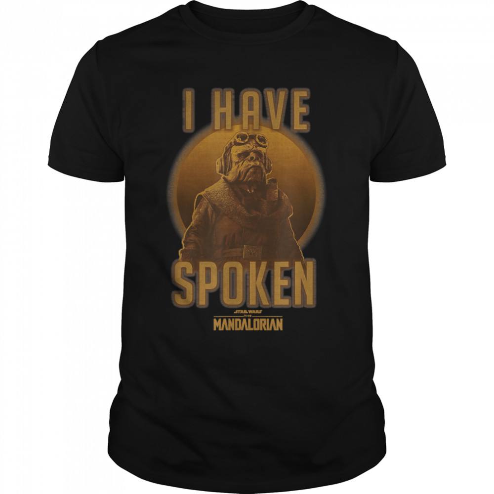 Star Wars The Mandalorian Kuiil I Have Spoken Circle T-Shirt