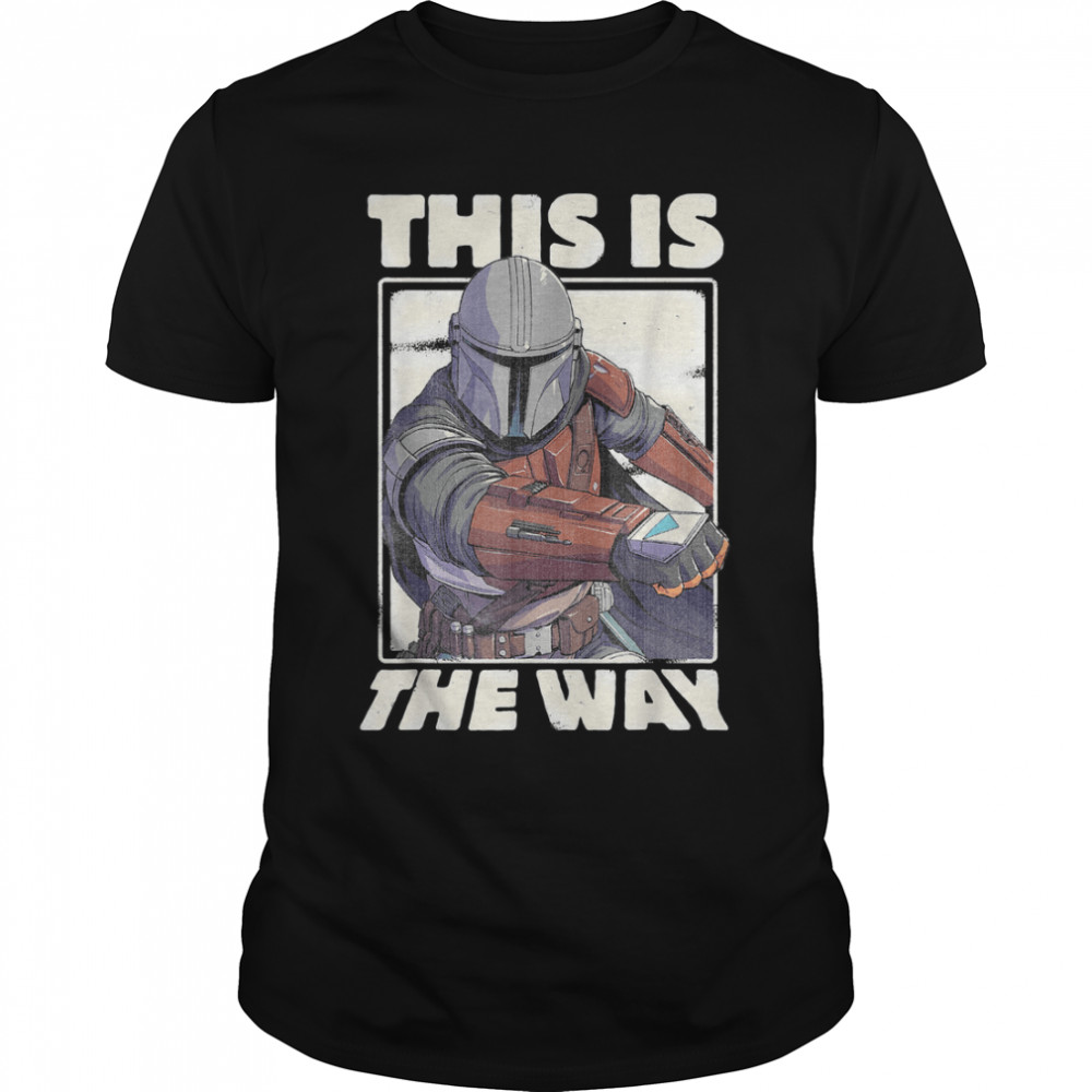 Star Wars The Mandalorian This Is The Way Portrait T-Shirt