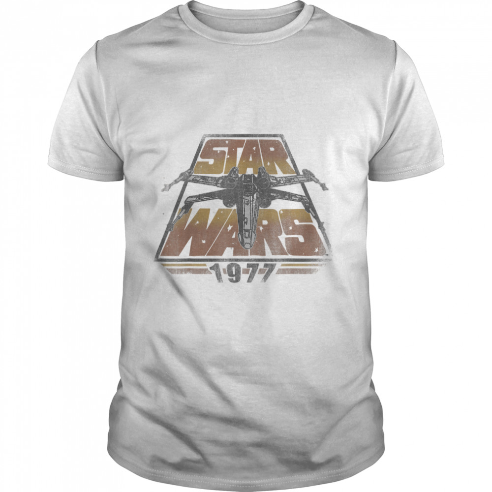 Star Wars X-Wing 1977 Vintage Retro Graphic T-Shirt T-Shirt