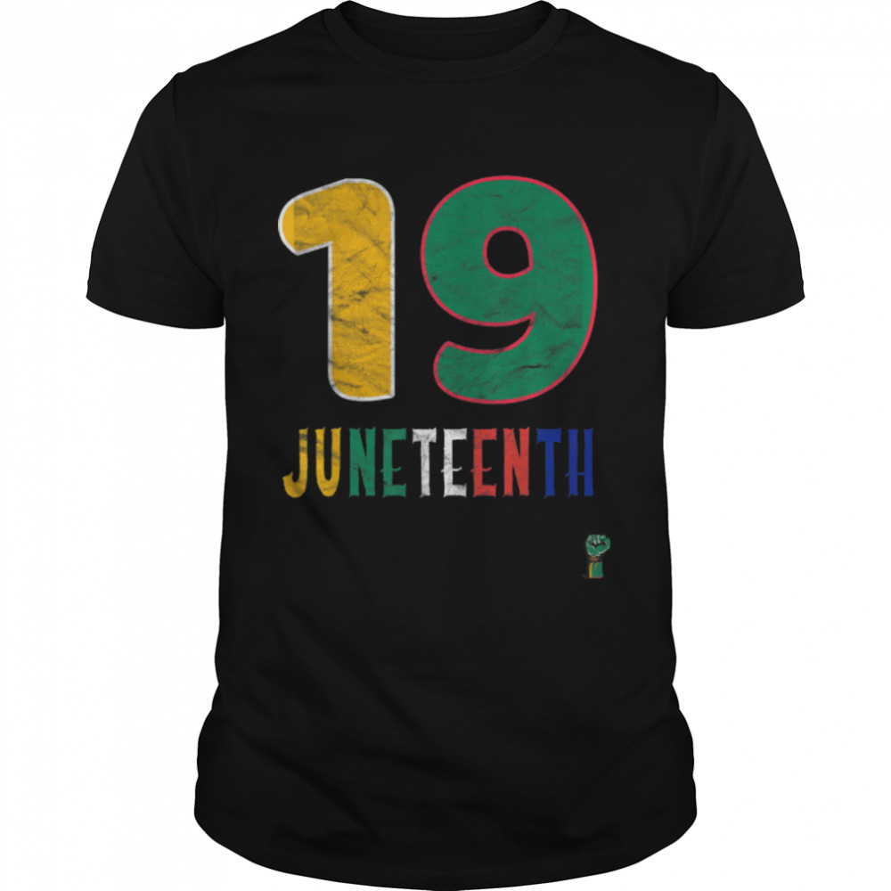 19 Juneteenth - Vintage Juneteenth 1865 T-Shirt B0B2HQD72Q