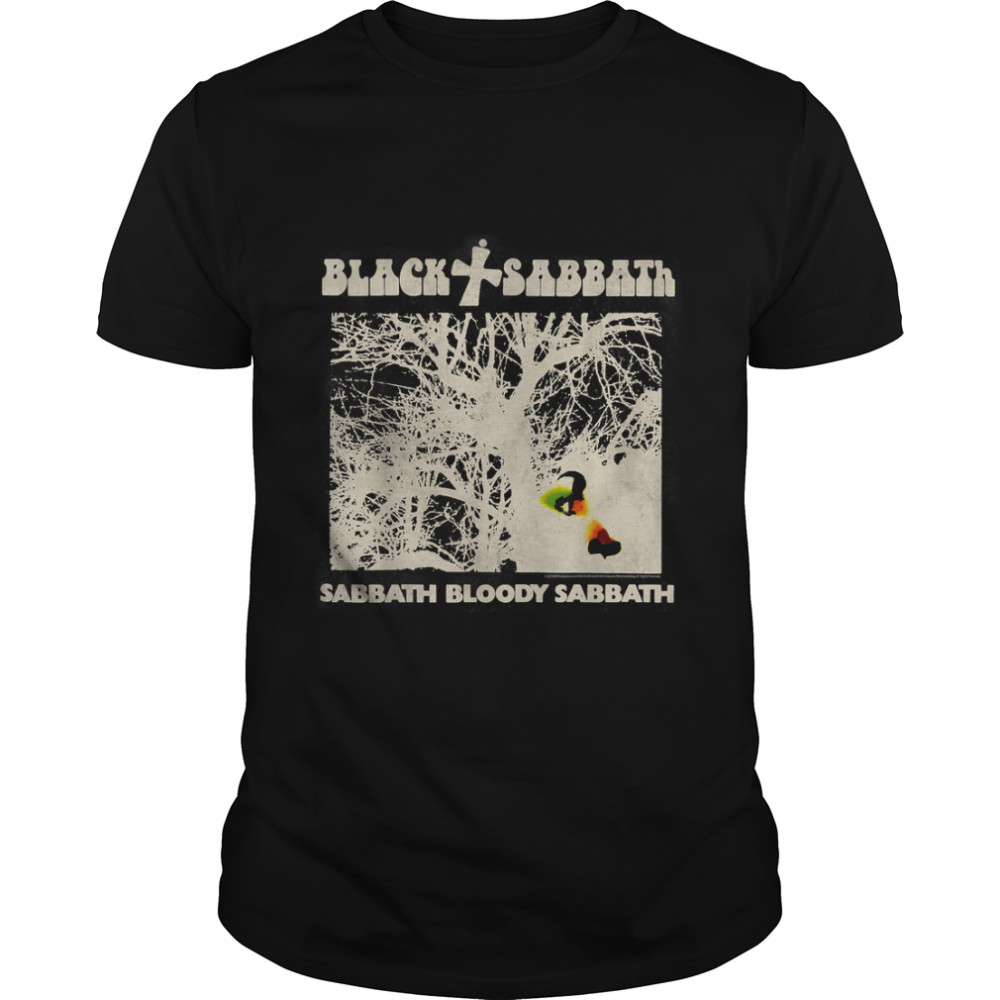 Black Sabbath Official Vintage Negative T-Shirt