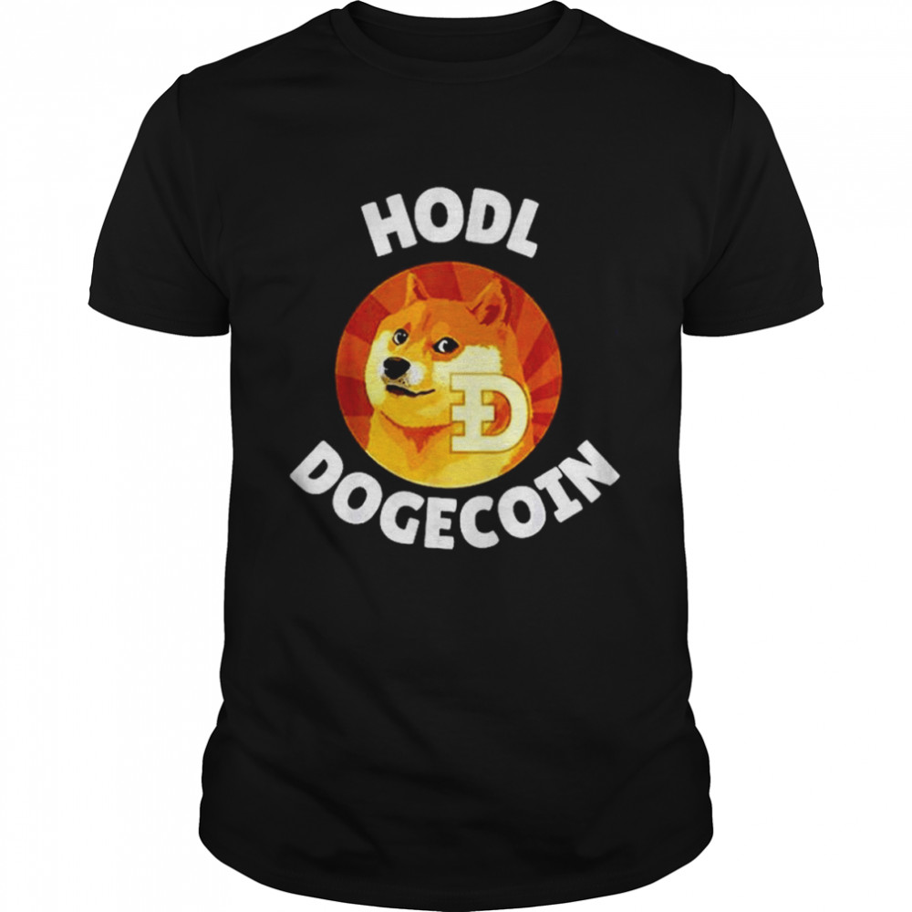 Hodl Doge Coin Fan Gifts T- Classic Men's T-shirt