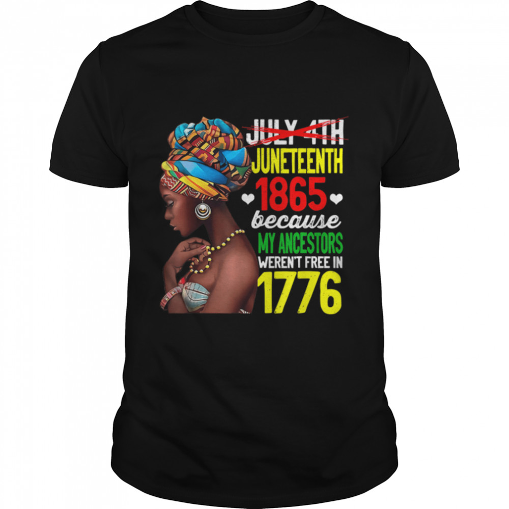 Juneteenth African American Black Freedom Day T-Shirt B0B2P12BMT