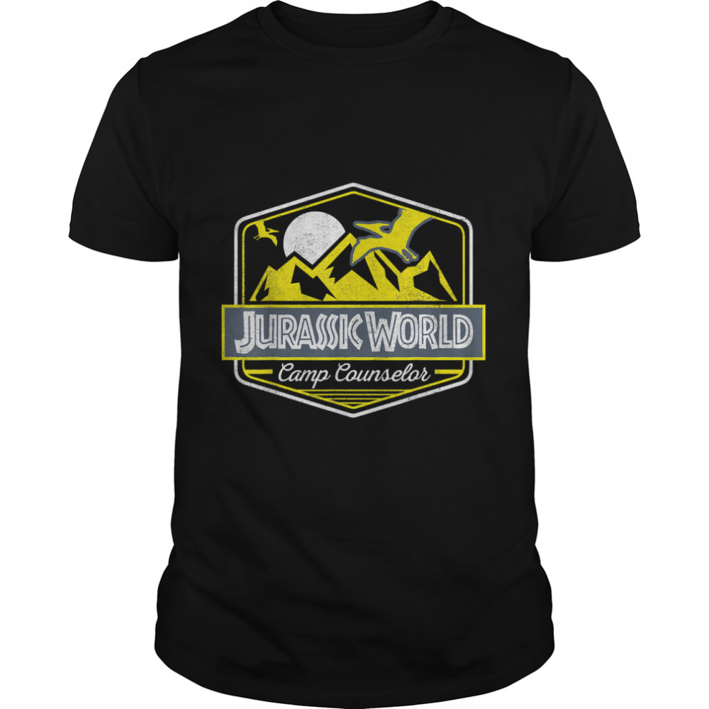 Jurassic World Camp Counselor Emblem Graphic T-Shirt