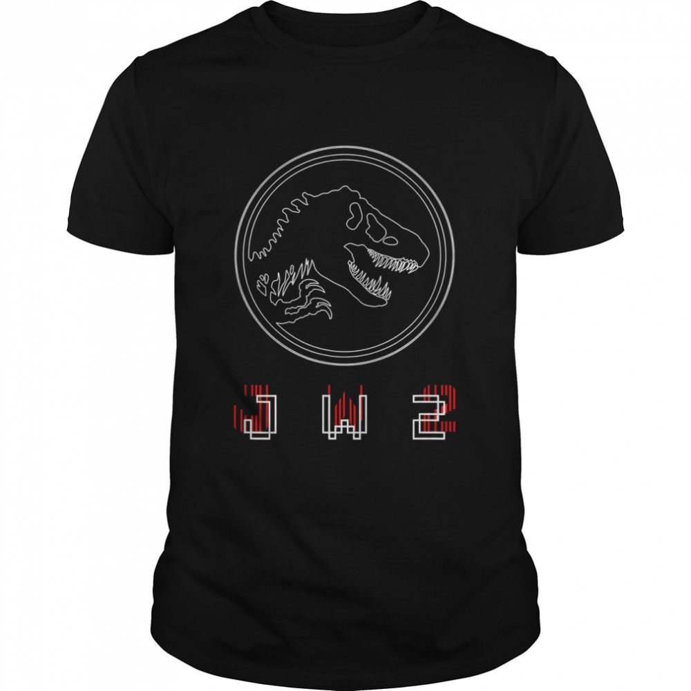 Jurassic World Fallen Kingdom JW2 Logo T-Shirt