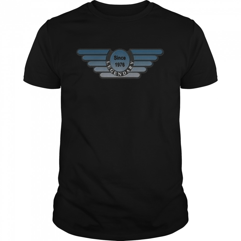 Legendary Since 1976 Wing and Shield Badge Shirt