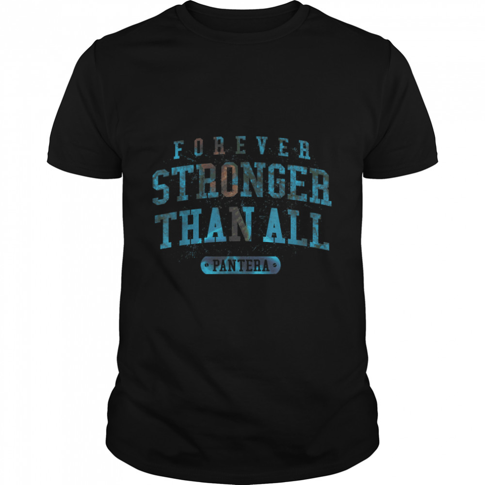 Pantera Official Forever Stronger Than All Blue T-Shirt