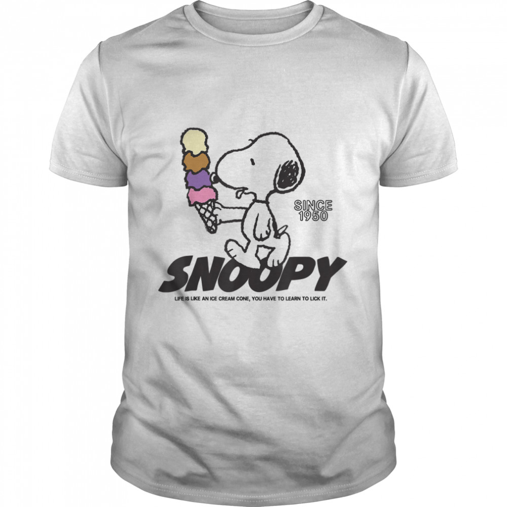 Peanuts Snoopy Ice Cream Cone T-Shirt