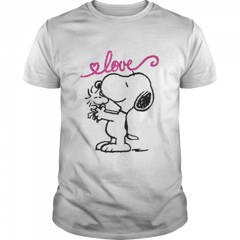 Peanuts Snoopy Woodstock mother's love T- Classic Men's T-shirt