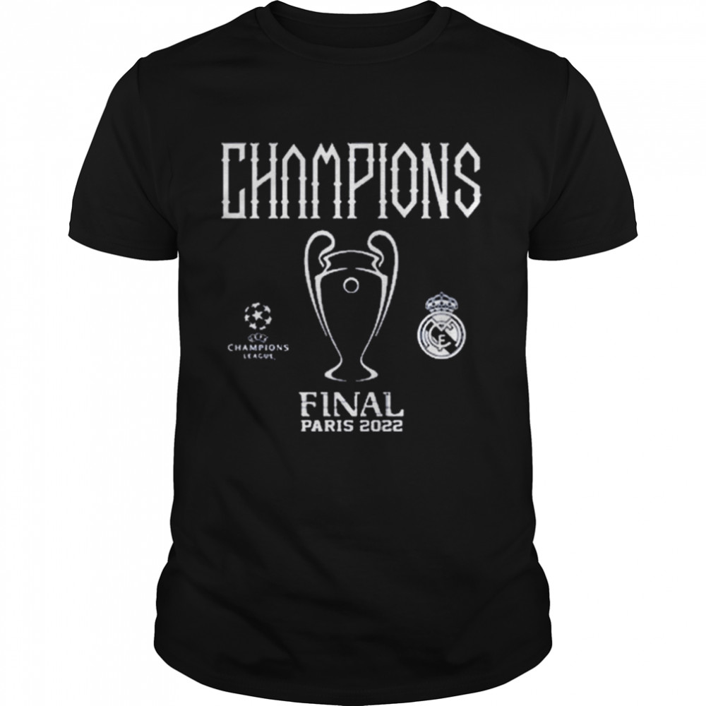 Real Madrid UEFA Champion League Final 2022 Winner T-shirt