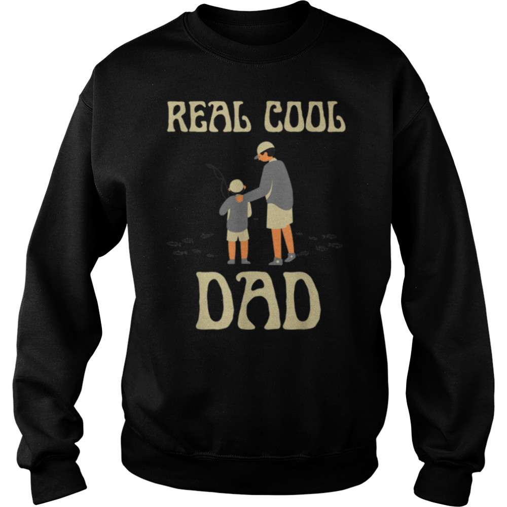 Reel Cool Dad Father's Day Present For Fishing Daddy Papa T- B0B2JH3TTZ Unisex Sweatshirt