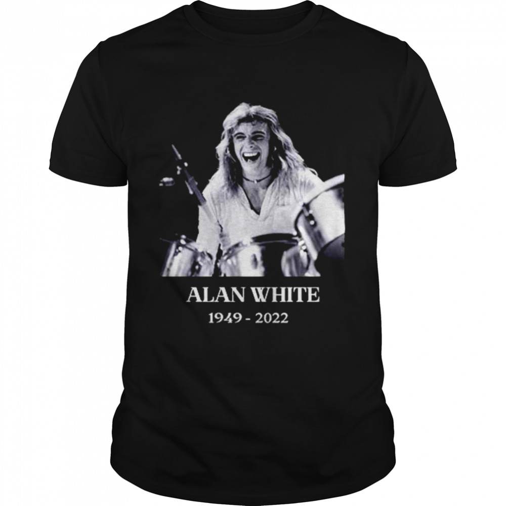 Rip alan white drummer yes 1949 2022 shirt Classic Men's T-shirt