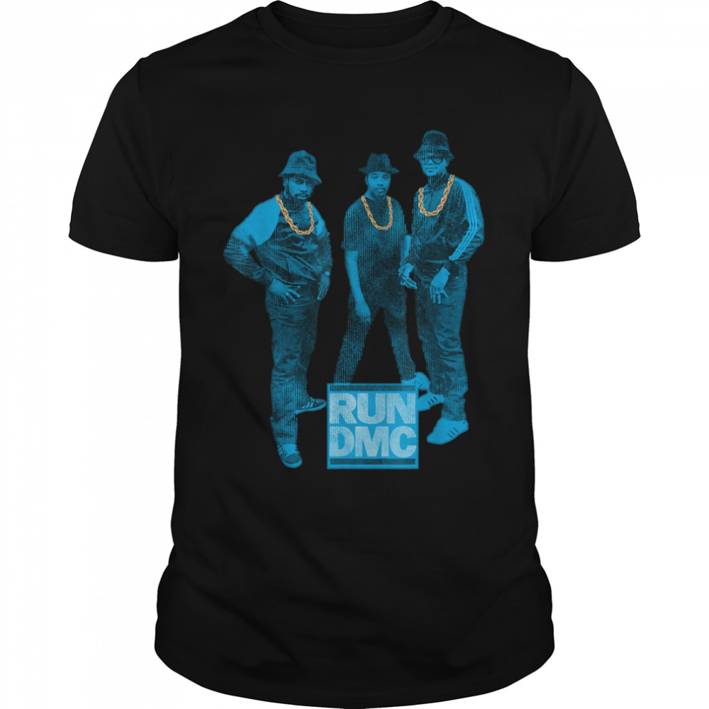RUN DMC Blue Distressed T- Classic Men's T-shirt