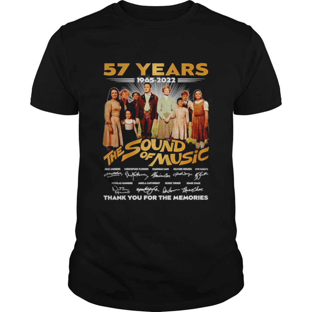57 years 1965 2022 The Sound of Music thank you for the memories shirt Classic Men's T-shirt