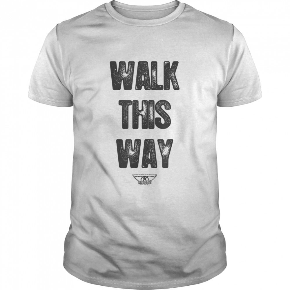 Aerosmith - Walk This Way Lyric T-Shirt