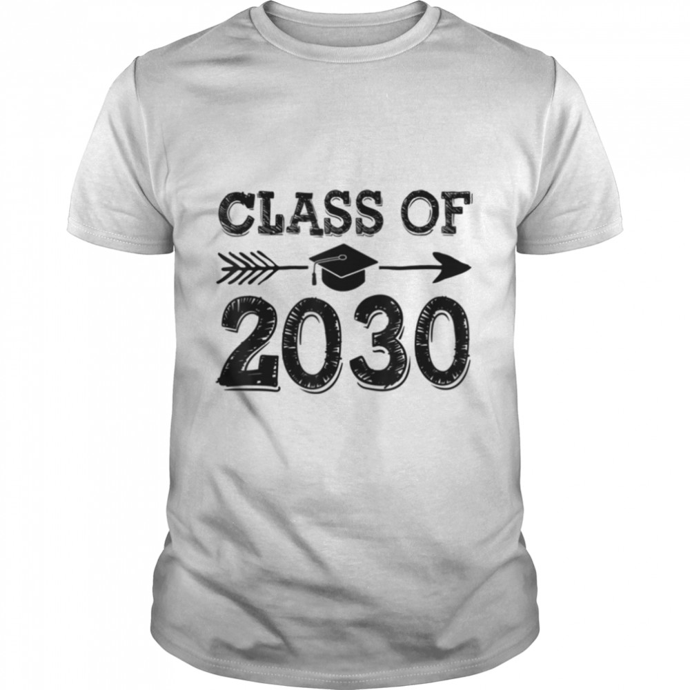 Class Of 2030 Grow With Me Graduation First Day Of School T-Shirt B0B2Qkfs6Z