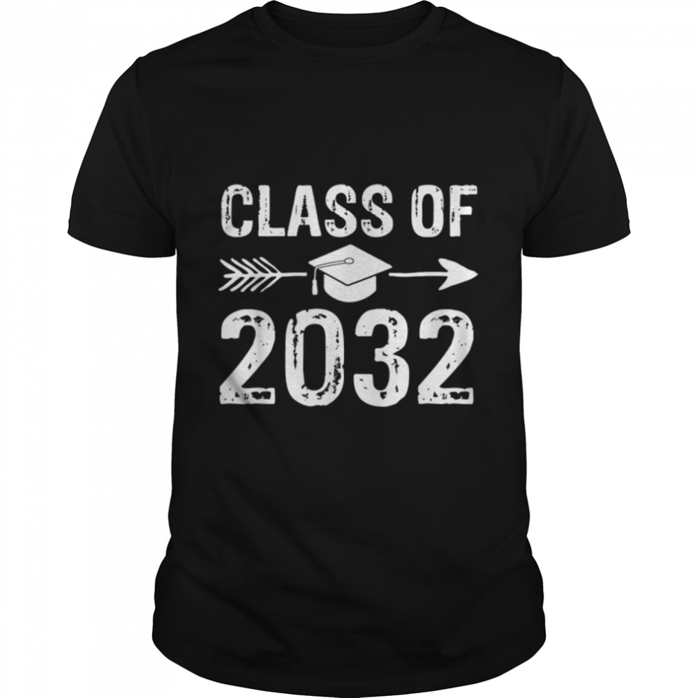 Class Of 2032 Grow With Me Graduation First Day Of School T-Shirt B0B2QKZ7WH