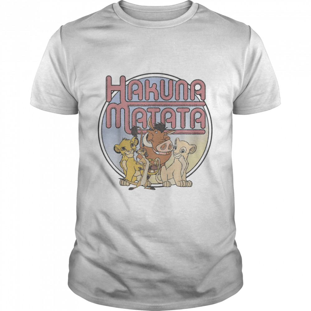 Disney Lion King Retro Hakuna Matata Simba And Friends T-Shirt