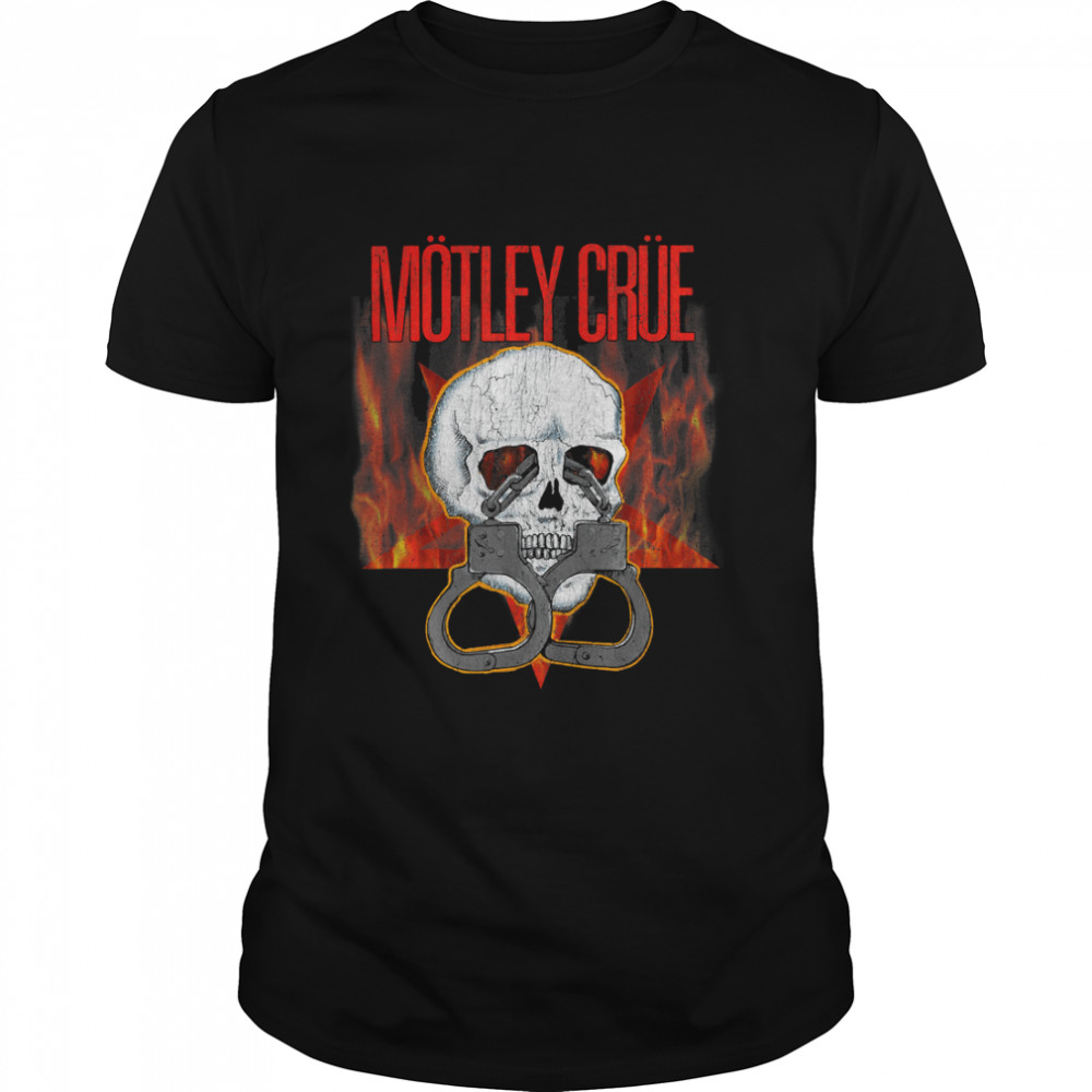 Mötley Crüe - Skull Flames T-Shirt