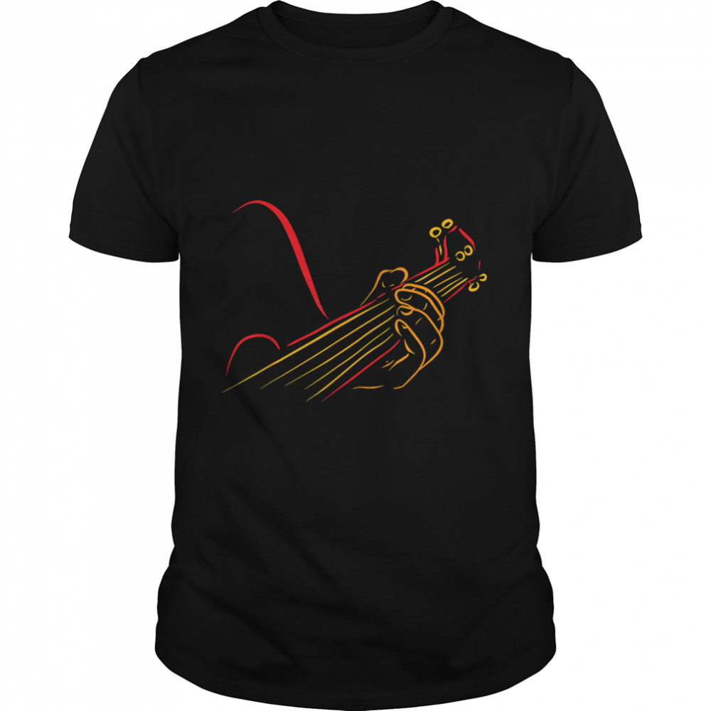 Playing Guitar Guitarist Music Life Funny Gift T-Shirt