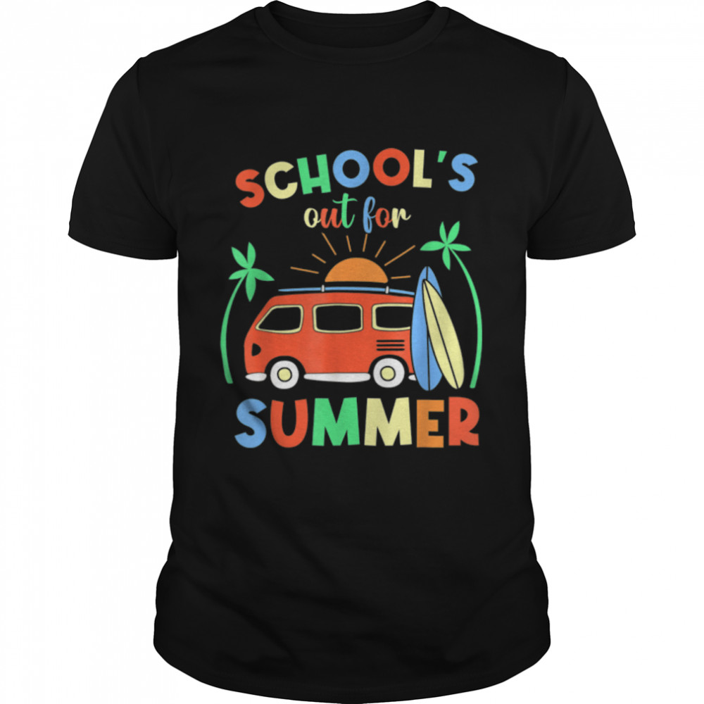 School'S Out For Summer Teacher Summer Vacation Beach Women T-Shirt B0B2Qkf6Lc