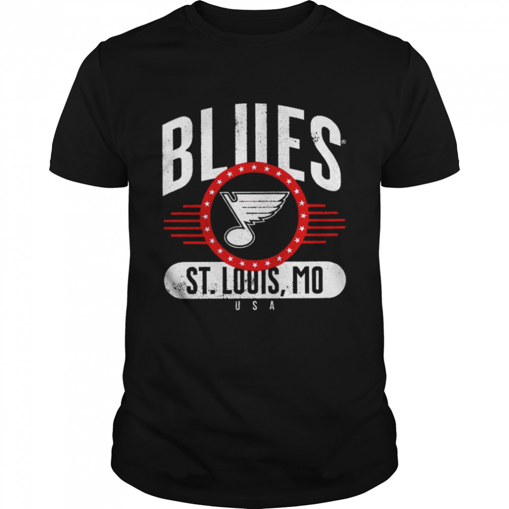 St. Louis Blues Hockey Mo Usa Logo 2022 T-Shirt