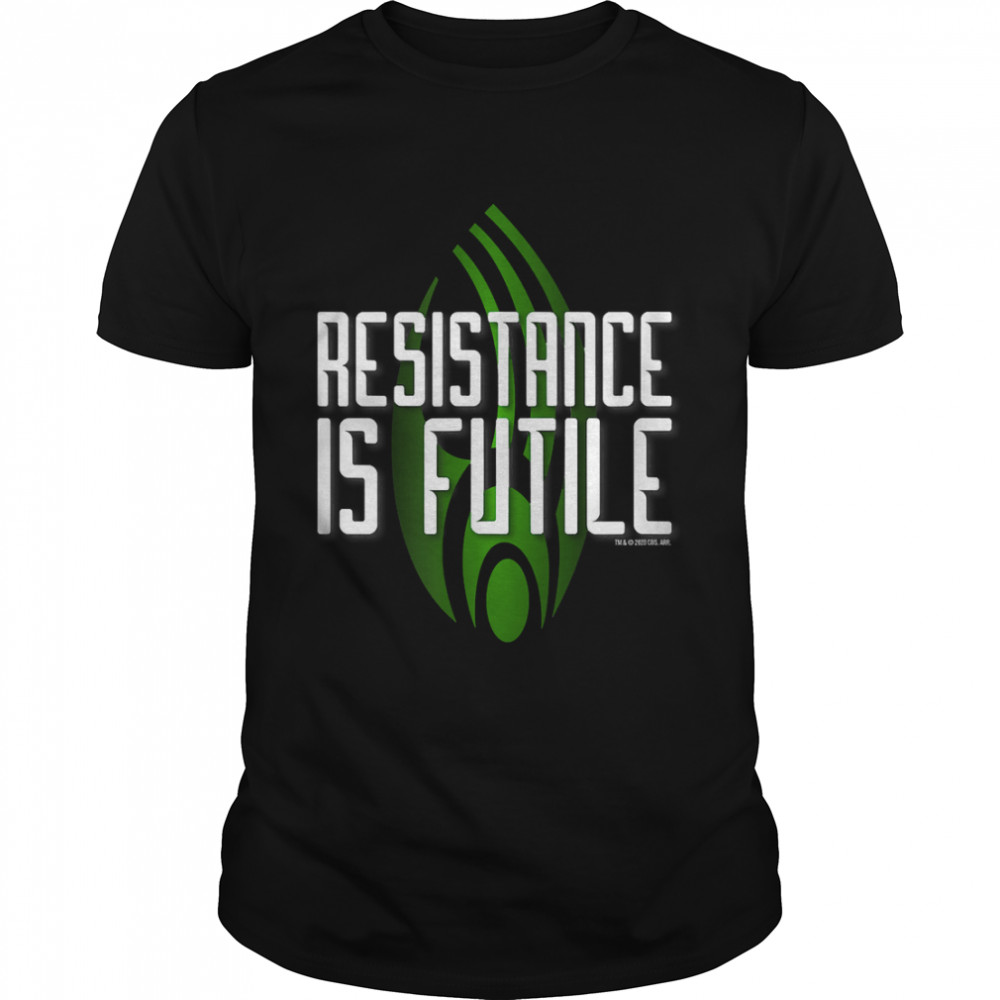 Star Trek The Next Generation Resistance Is Futile T-Shirt