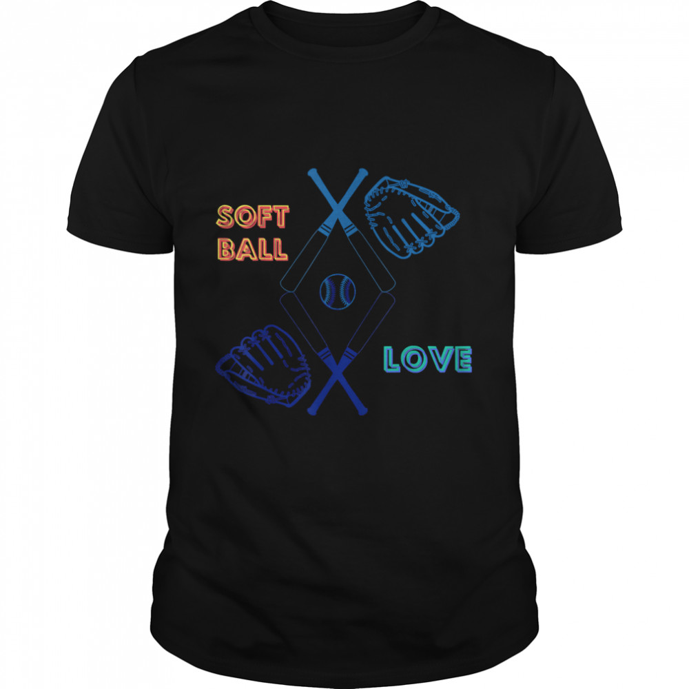 Summer Softball Love, Kickball Squad, Baseball Team T-Shirt