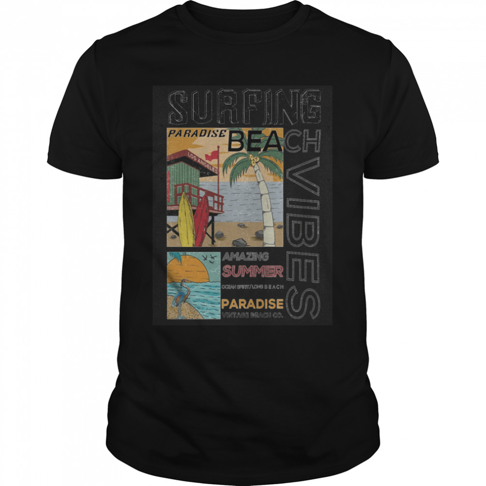 Surfing Paradise Beach, Summer Lover Classic T-Shirt