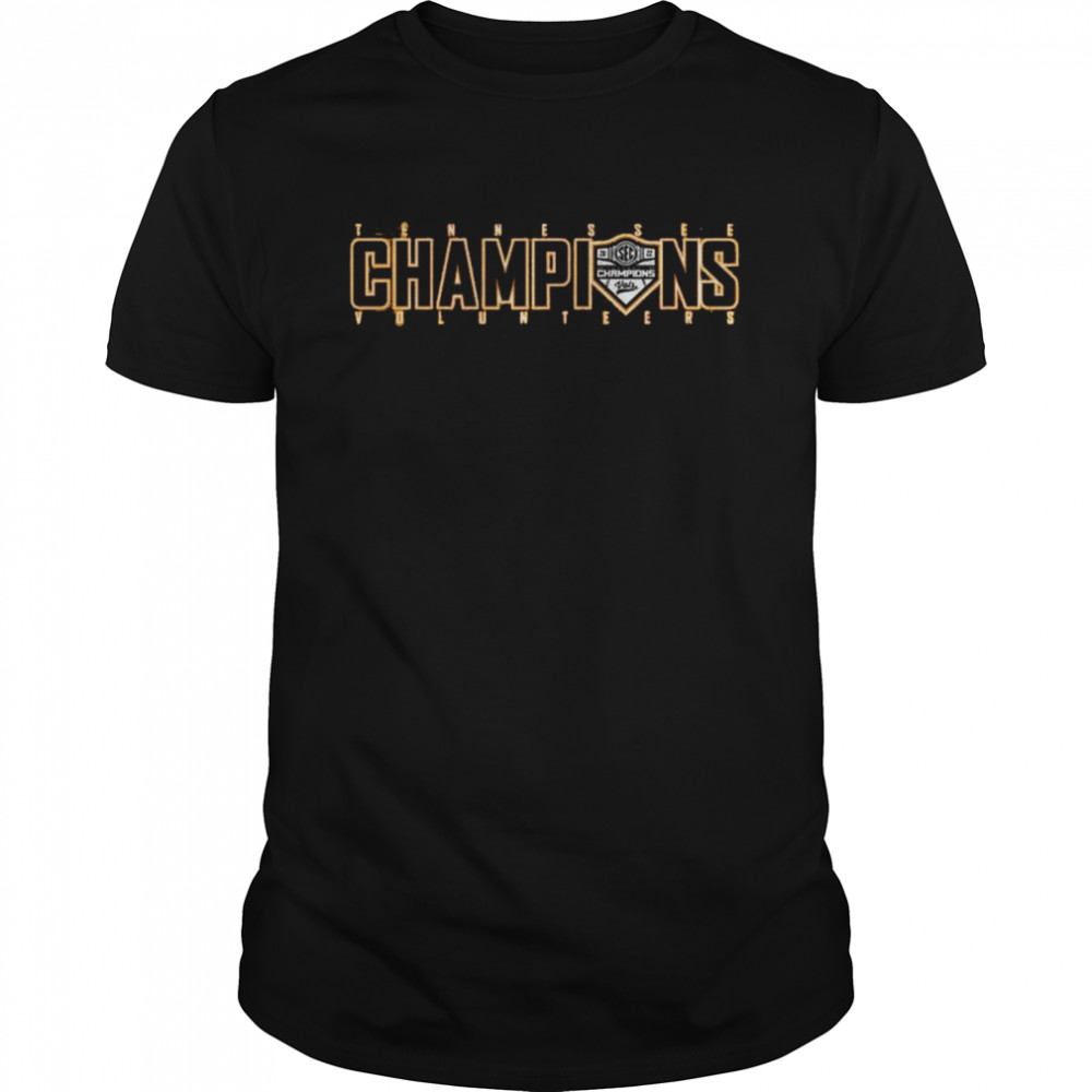 Tennessee 2022 Sec Regular Season Champ Logo Shirt