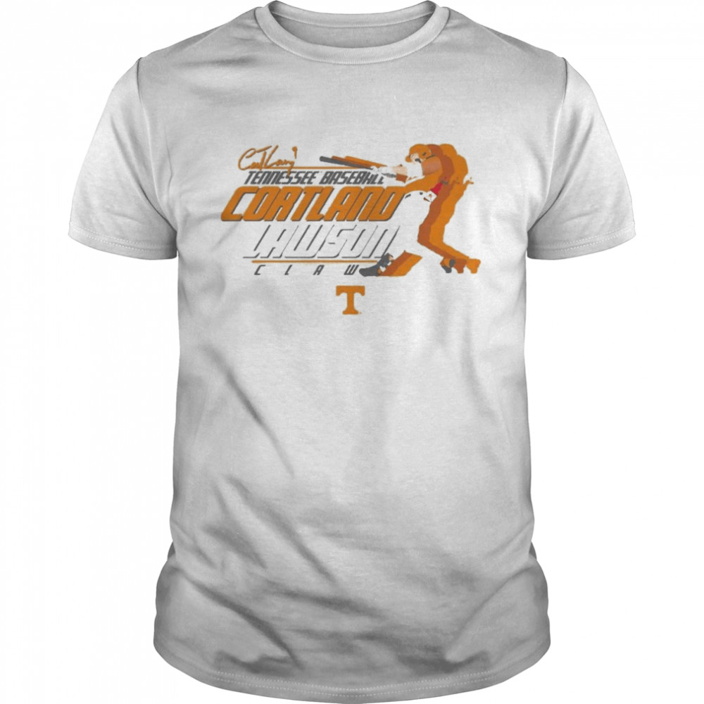 Tennessee Baseball Cortland Lawson Signature Shirt