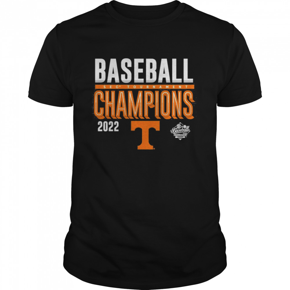Tennessee Volunteers 2022 SEC Baseball Conference Tournament Champions Locker Room T-Shirt