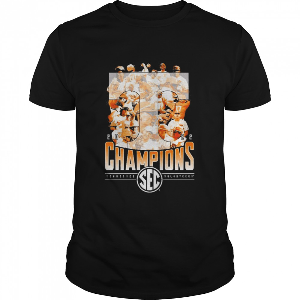 Tennessee Volunteers Team Sec Regular Season Champions 2022 Shirt