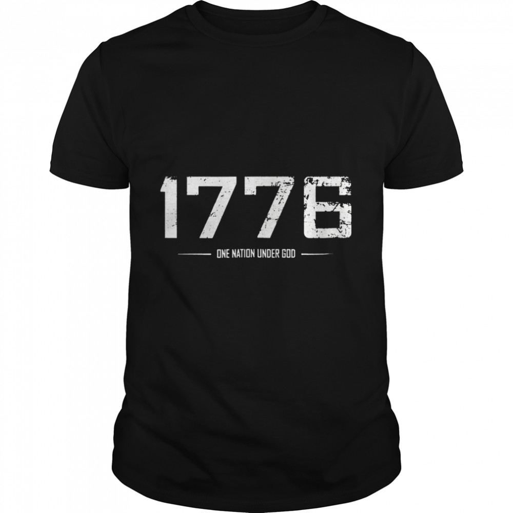 1776 one nation under god Classic T-Shirt