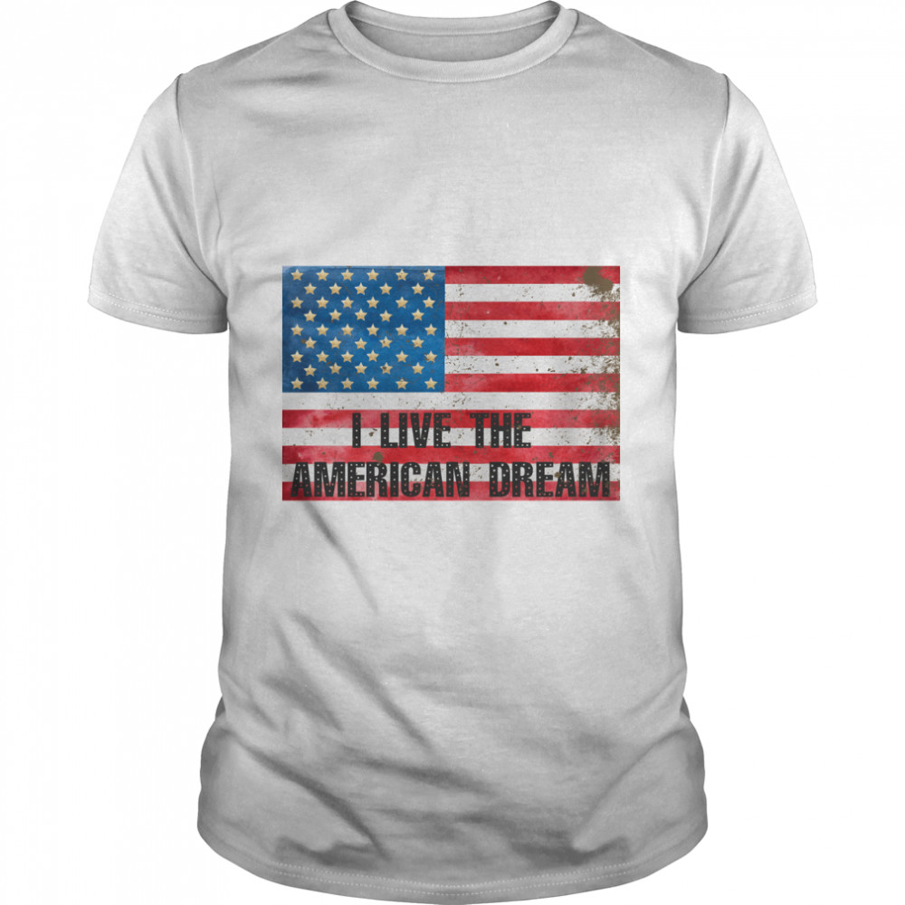 American Flag Vintage Tshirt Classic T- Classic Men's T-shirt
