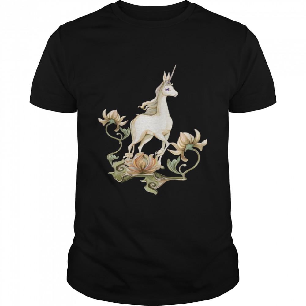 Last Unicorn - Flower Garden Classic T- Classic Men's T-shirt