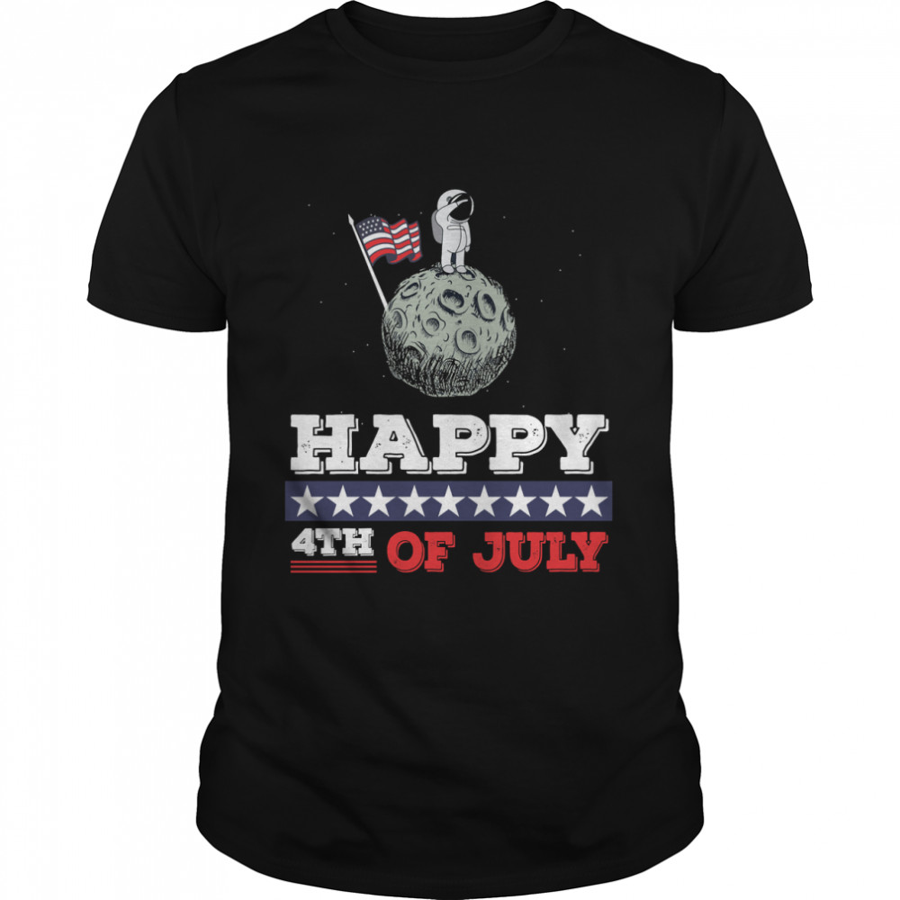 Mens Happy 4th of July Funny Independence Day USA Patriotic Essential T- Classic Men's T-shirt