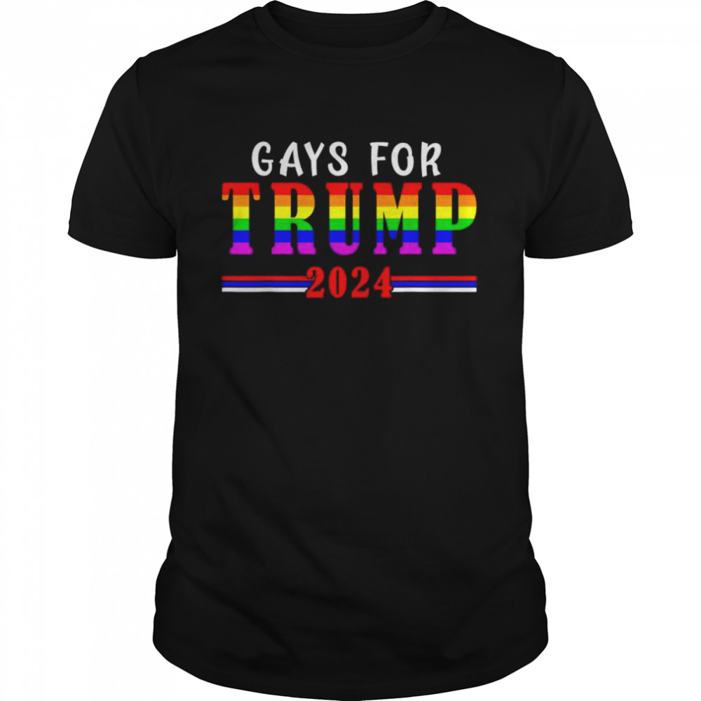 Pride Month Gays For Trump 2024 Election Vote Pround LGBTQ T-Shirt