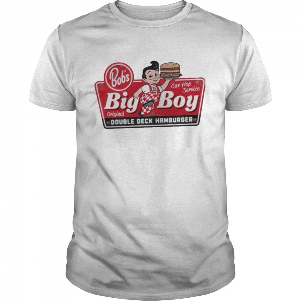 Bob’s Big Boy Car Hop Service Double Deck Hamburger Shirt