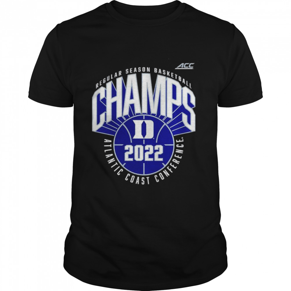 Duke Blue Devils Acc Men’s Basketball Regular Season Champions 2022 Shirt