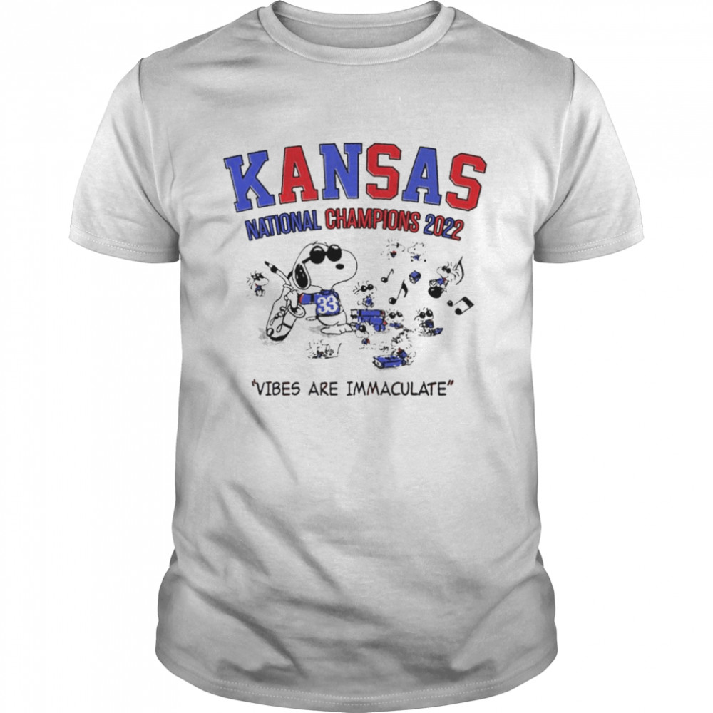 Kansas National Champions 2022 Vibes Are Immaculate Shirt