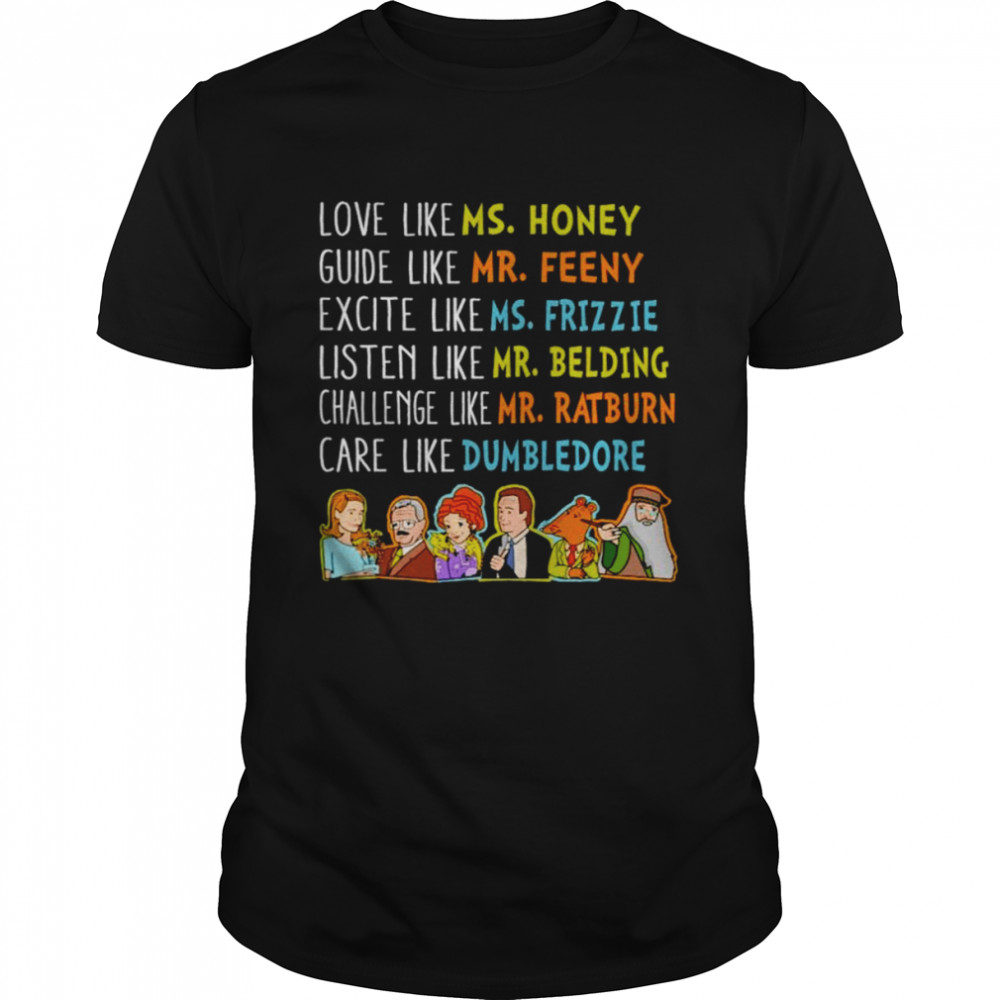 Love like ms honey guide like mr feeny shirt Classic Men's T-shirt