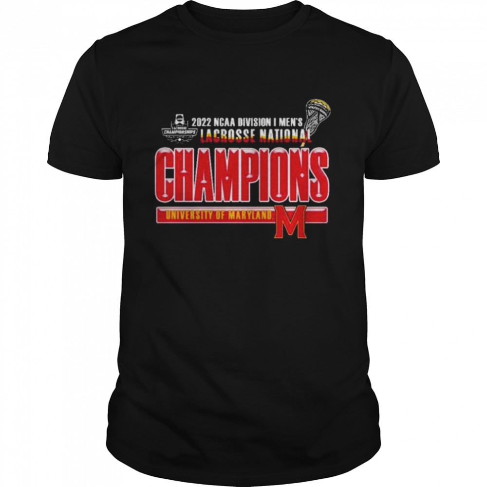Maryland Terrapins Champion 2022 Ncaa Men’s Lacrosse National Champions Locker Room T-Shirt