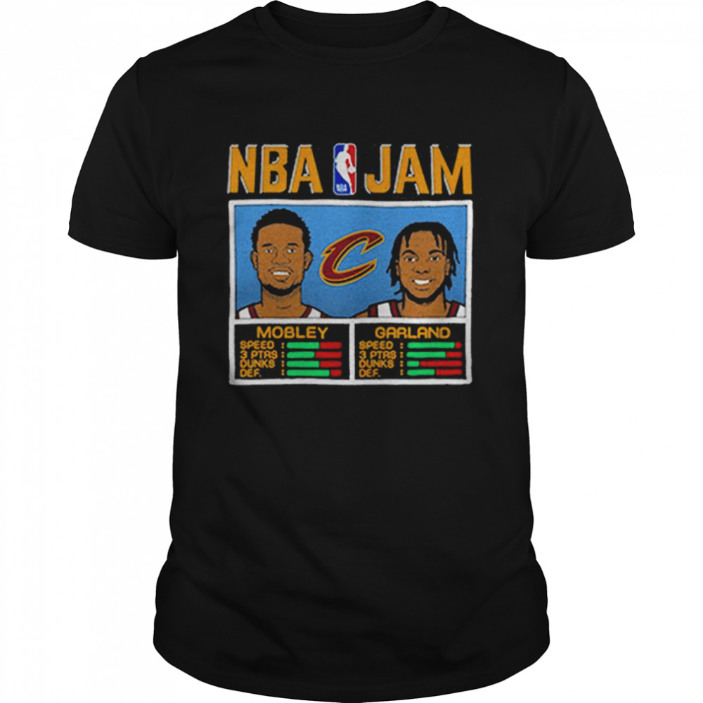 Nba Jam Nba Evan Mobley And Darius Garland Cleveland Cavaliers Shirt