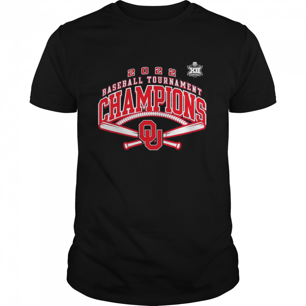 Oklahoma Sooners 2022 Big 12 Baseball Conference Tournament Champions T-Shirt