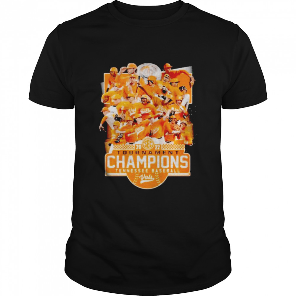 Tennessee Baseball 2022 Tournament Champions Shirt